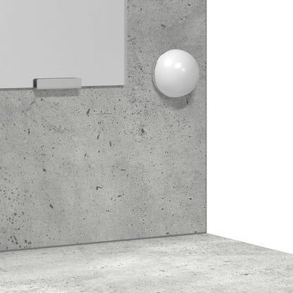 Make-Up Tafel Met Led Lichten In , Beton grijs 50 x 41 x 135 cm