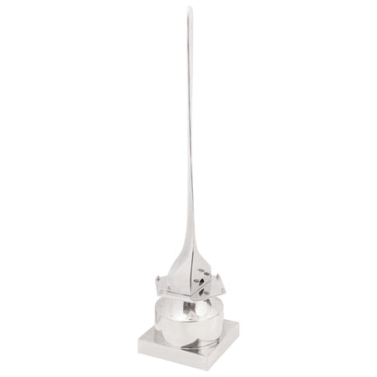 Beeld Zilver 26X26X110 Cm Aluminium Half Propeller