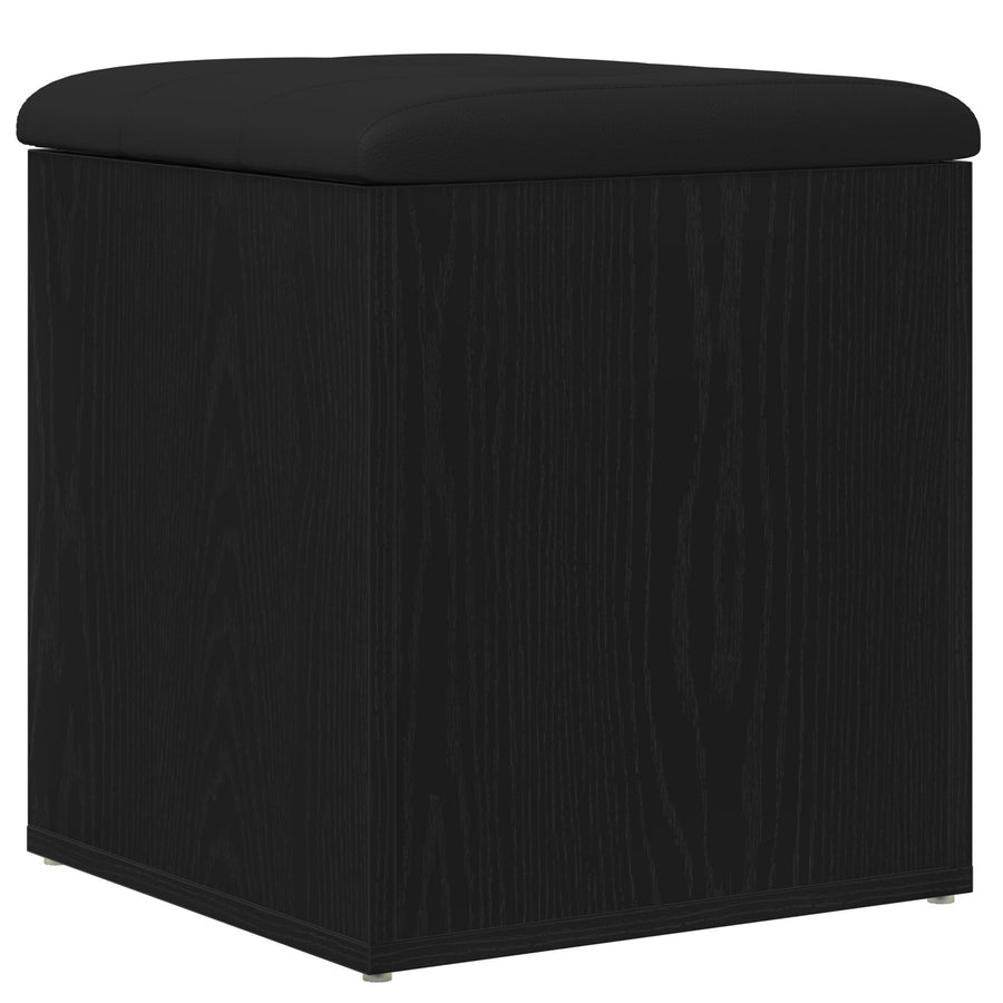 Opslagbank 40X40X45 Cm Geengineerd Hout Zwart eiken 42 x 42 x 45 cm