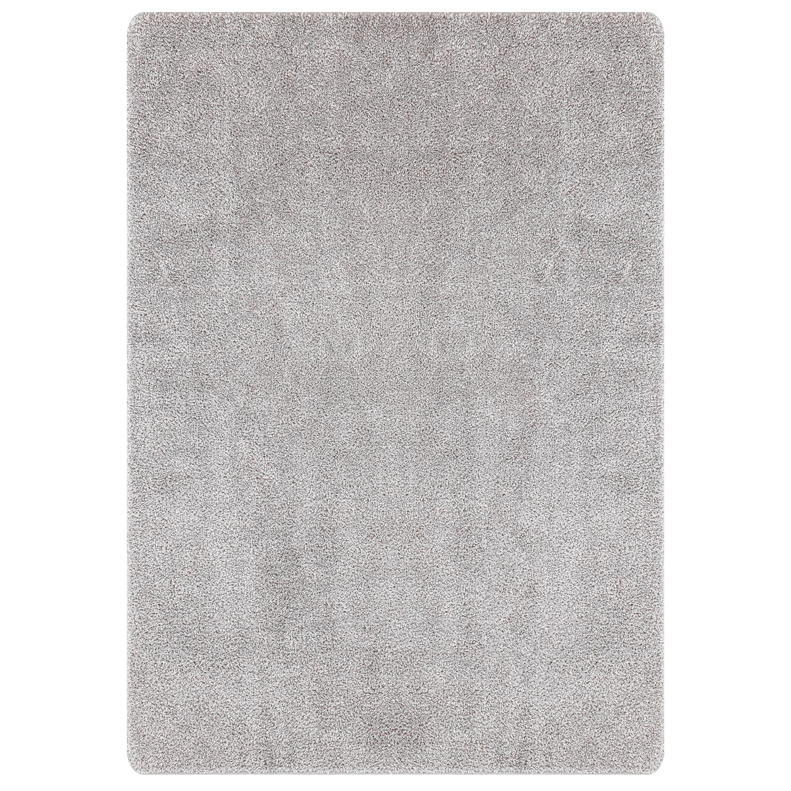 Shaggy Vloerkleed Met Latex Onderlaag Grijs 240 x 340 cm