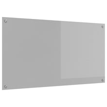 Keuken Achterwand 110X60X0,6 Cm Gehard Glas Lichtgrijs 110 x 60 cm