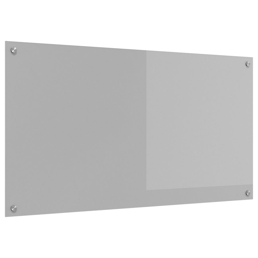 Keuken Achterwand 110X60X0,6 Cm Gehard Glas Lichtgrijs 110 x 60 cm
