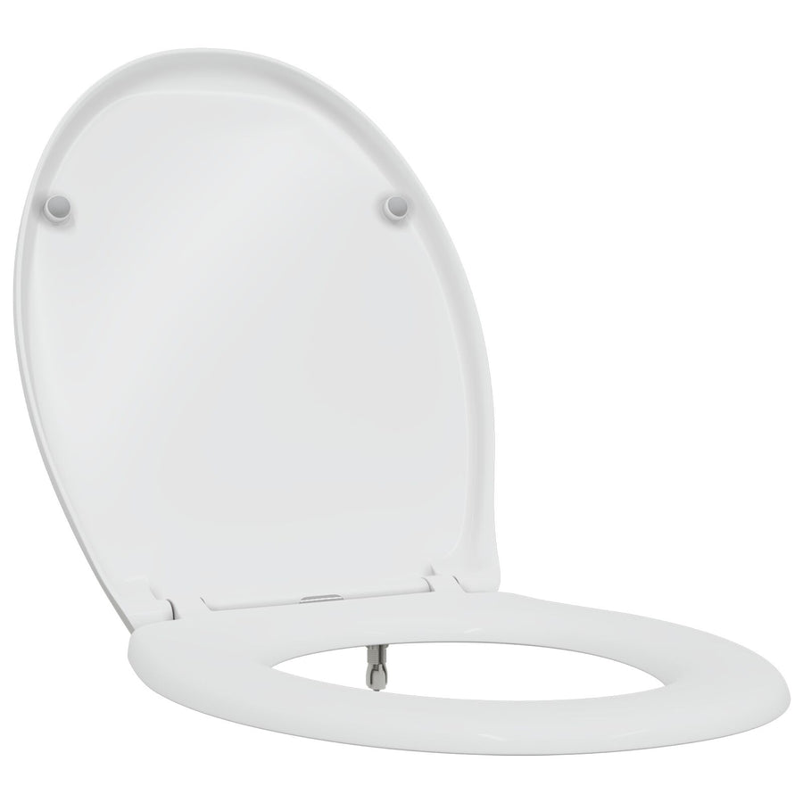 Snelontgrendelbaar Toiletzitje Met Soft Close Duroplast Wit
