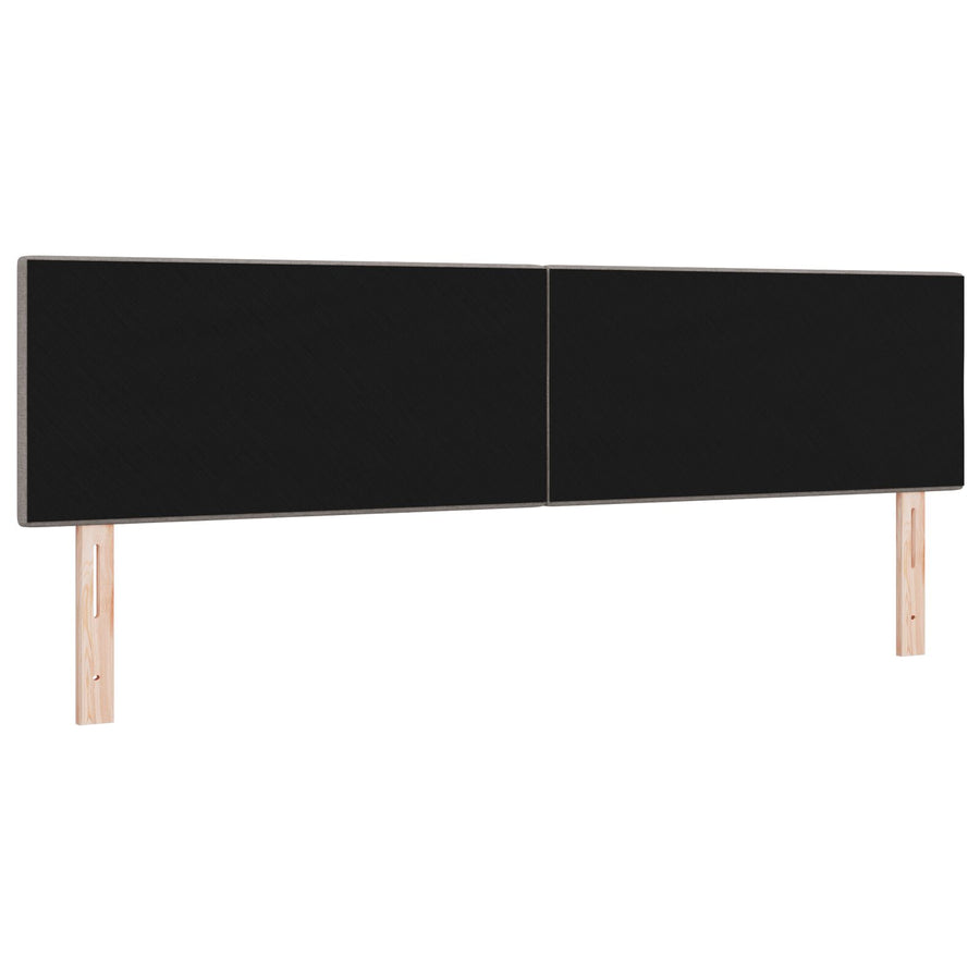 Hoofdbord Met Knopen Stof Taupe 180 cm Laag hoofdbord