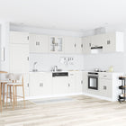 Spoelonderkast 80x46x81.5 cm wit bewerkt hout