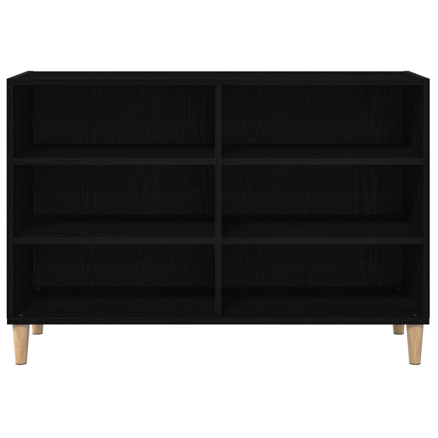 Dressoir Zwart Eiken 103,5X35X70 Cm