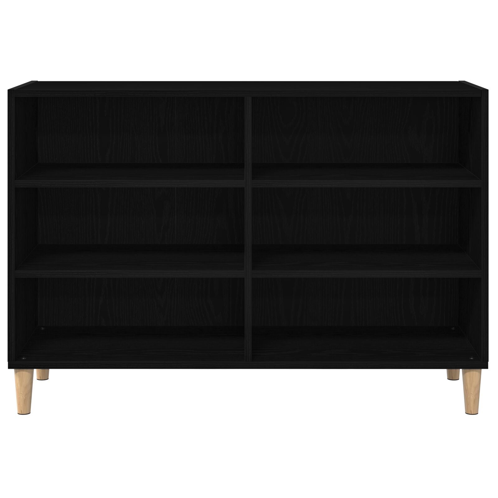 Dressoir Zwart Eiken 103,5X35X70 Cm