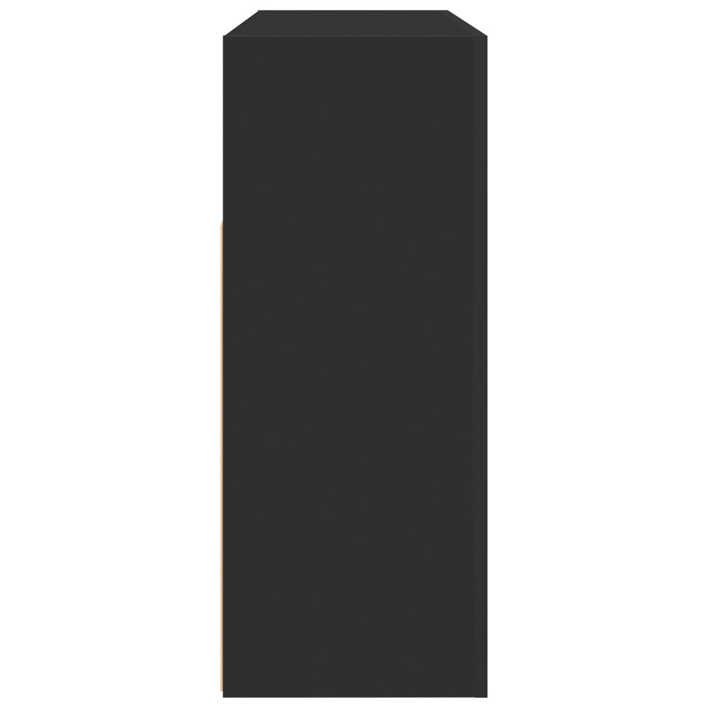 Dressoir Engineered Hout 116 X 30 X 75 Cm Dressoir Zwart