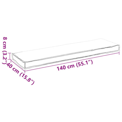 Buiten Kussen Polyester 140 Cm Lang Duurzaam Taupe