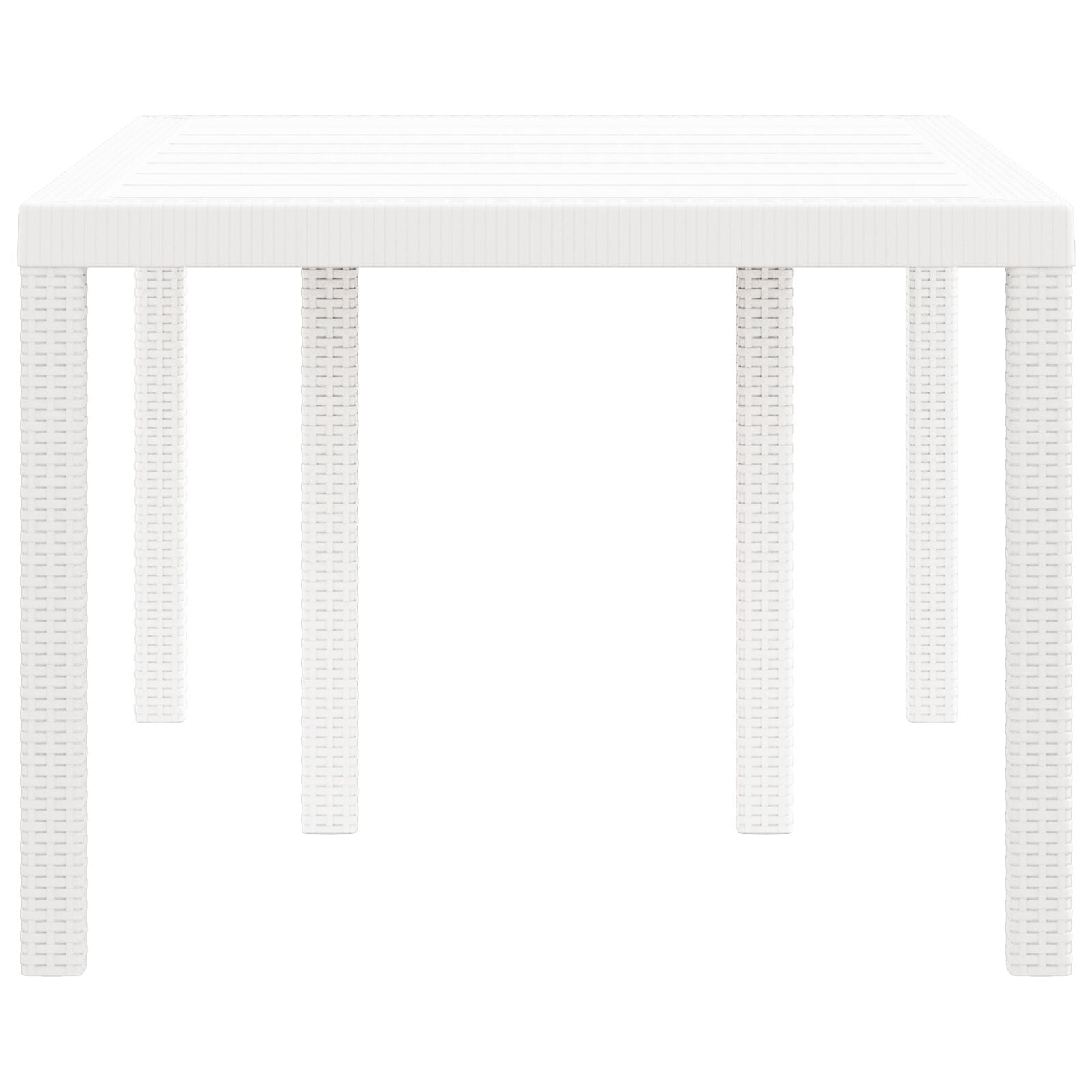 Buitentafel Polypropyleen Middelgroot Duurzaam Tuintafel Wit 1,5 m