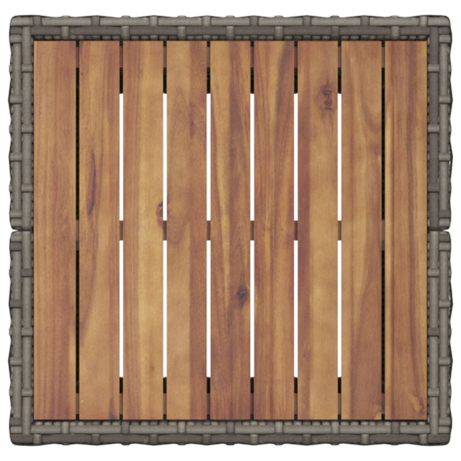3-Delige Tuin Bistroset Met Kussens Grijs Poly Rattan