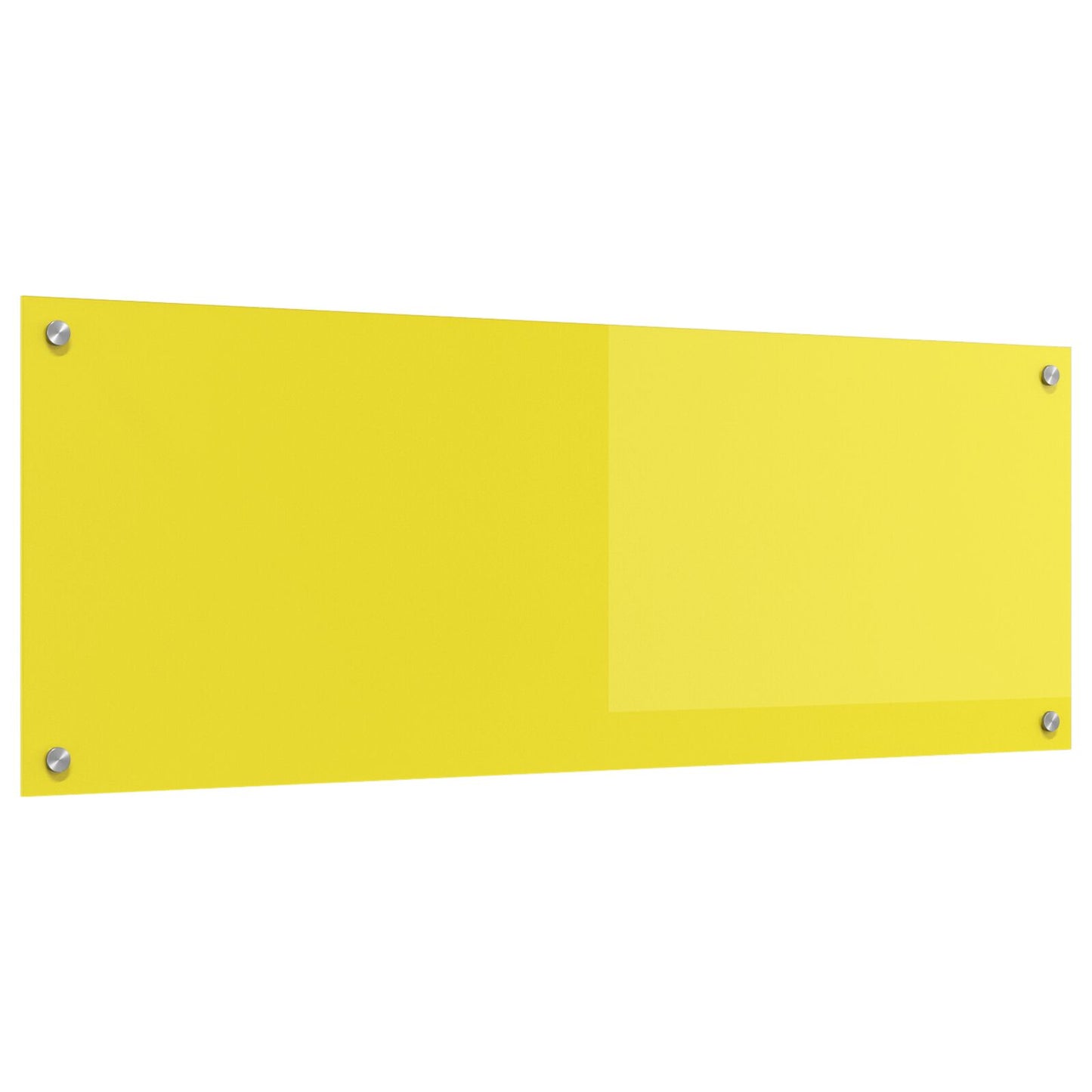 Keuken Achterwand 110X40X0,6 Cm Sterk Glas Geel 110 x 40 cm