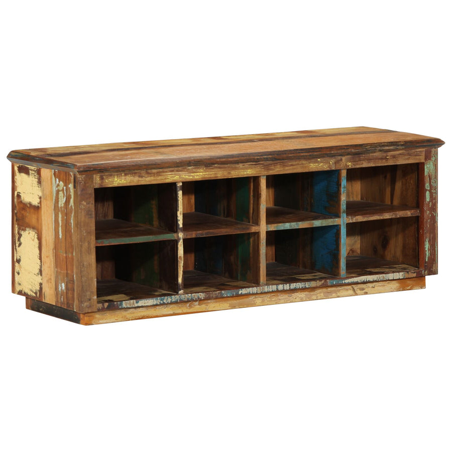 Schoenbank 110X35X40 Cm Massief Hout Gerecycled