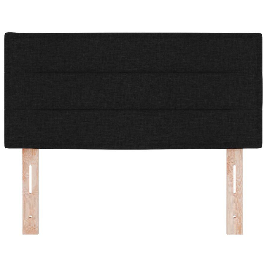 Hoofdbord Lijnen Design Stoffering Zwart 100 cm Laag hoofdbord
