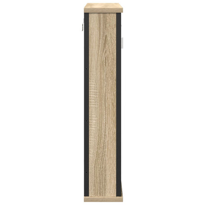 Spiegelkast Natuurlijke Eik Spaanplaat, Glas, Metaal Medium