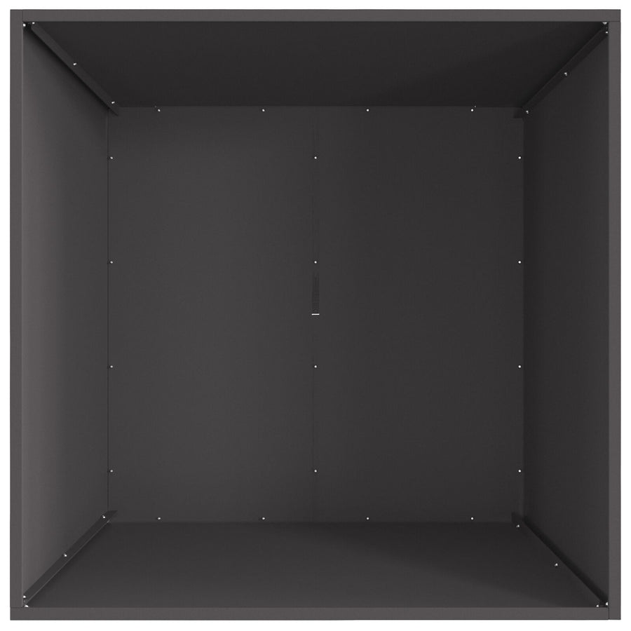 Vuurkorf Vierkant Zwart Staal 80 x 80 x 40 cm Koudgewalst staal/Zwart