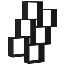 Wandkast Zwart Eiken 78X15X92 Cm Gemaakt Van Hout