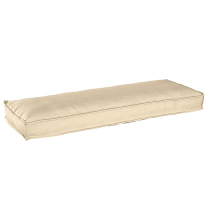 Pallet Kussen Voor Bank Beige 120X40X8 Cm Oxford Stof
