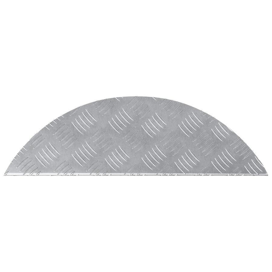 Aluminium Trap Treden 15 Stuks Anti-Slip 60X18 Cm 60 x 18 x 2.5 cm Halvemaanvormig