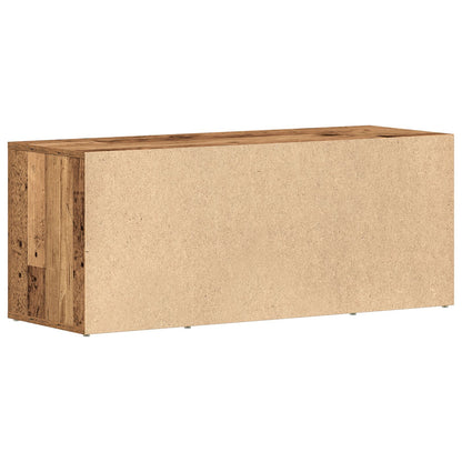 Tv-Kast Oud Hout 100X35X40 Cm Engineered Wood Oude hout