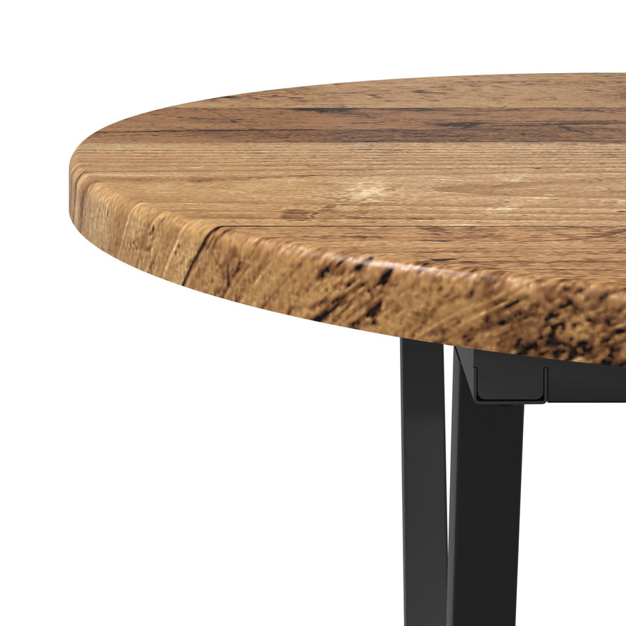Salontafel Oud Hout 80X40X40,5 Cm Geengineerd Hout En Metaal Oude hout