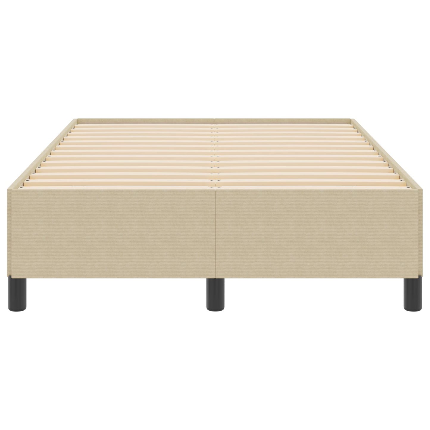 Bedframe Corduroy Stof Lichtgroen Grijs 120 x 190 cm