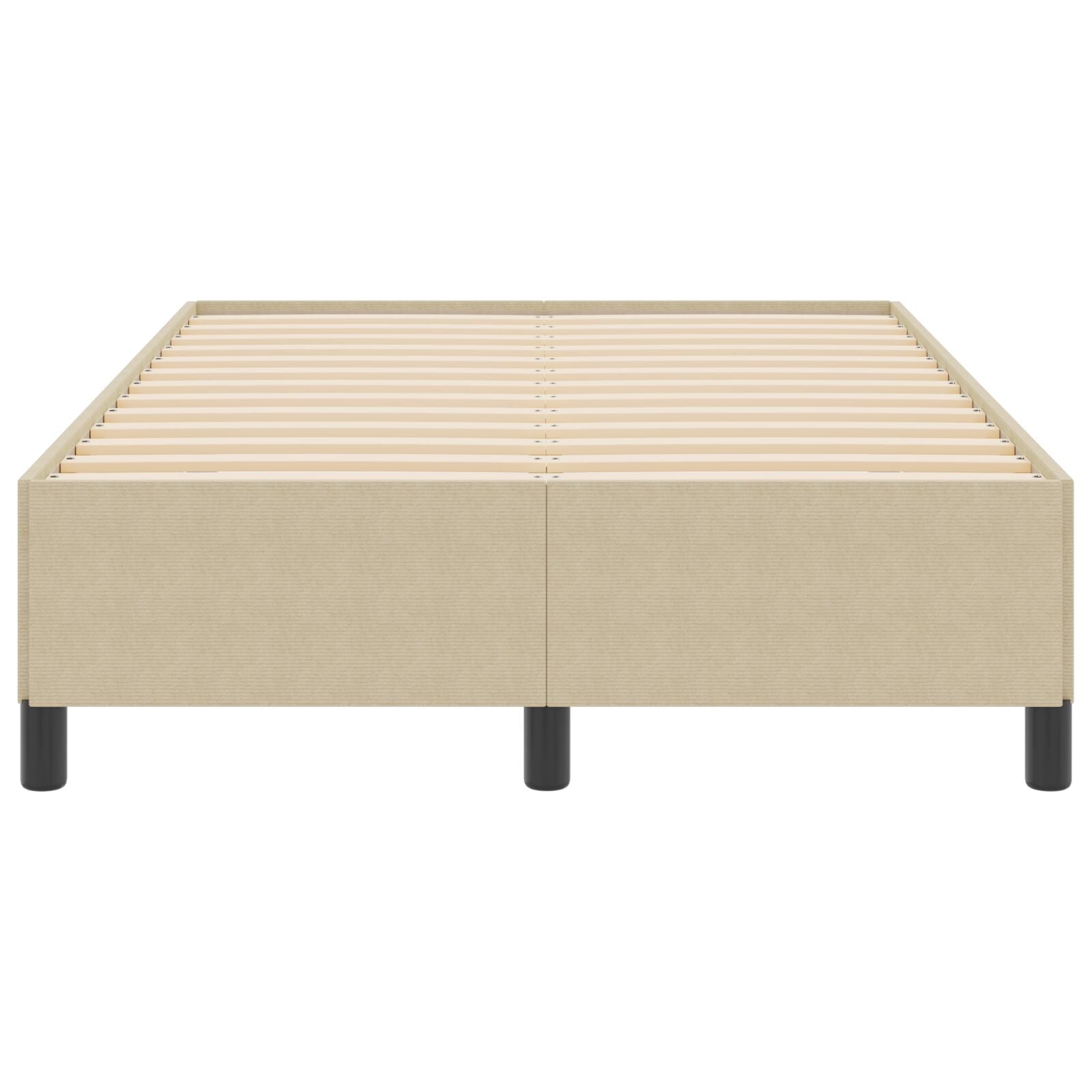 Bedframe Corduroy Stof Lichtgroen Grijs 120 x 190 cm