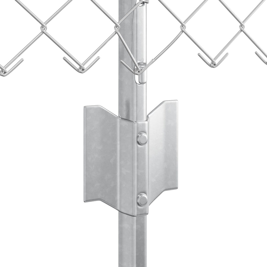 Kettingschakelhek Met 10 U-Palen Zilver 0.6X10 M Staal
