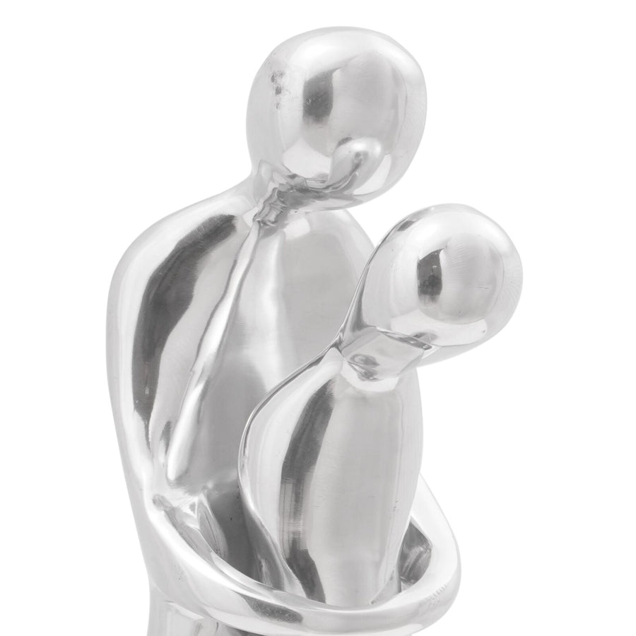 Beeld Zilver 10X16X49 Cm Aluminium