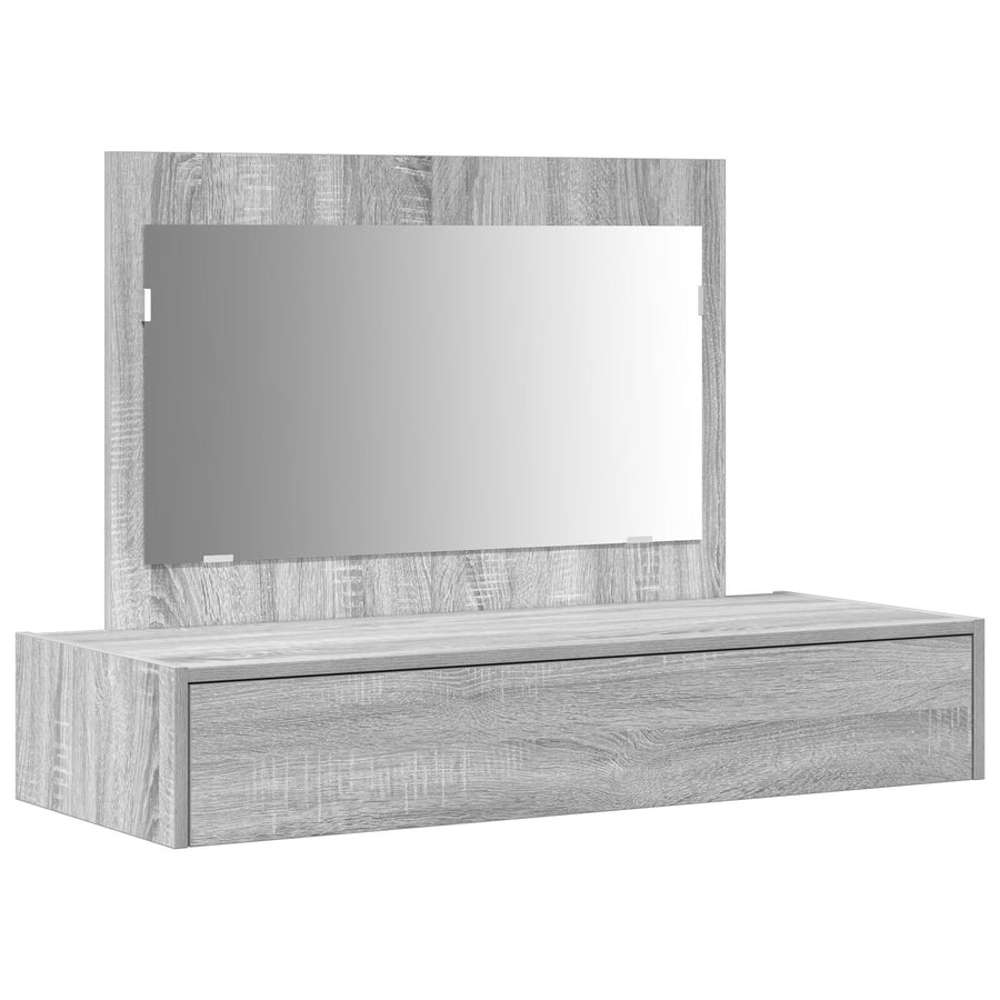 Wandkaptafel 100 x 40 x 70 cm Grijs sonoma zonder LED