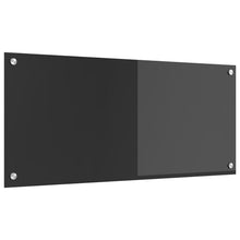 Keuken Achterwand 90X40X0,6 Cm Gehard Glas Donkergrijs 90 x 40 cm