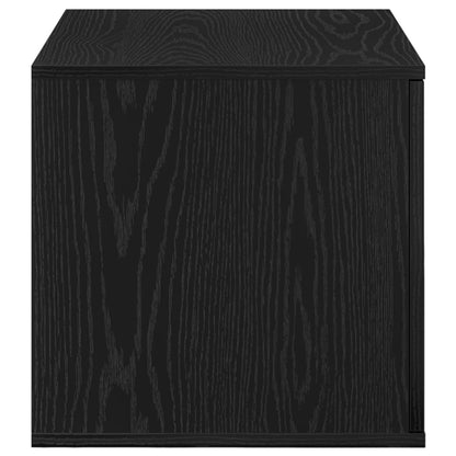 Opslagkast Zwart Van Gefabriceerd Hout Zwart eiken 118 x 41 x 40 cm