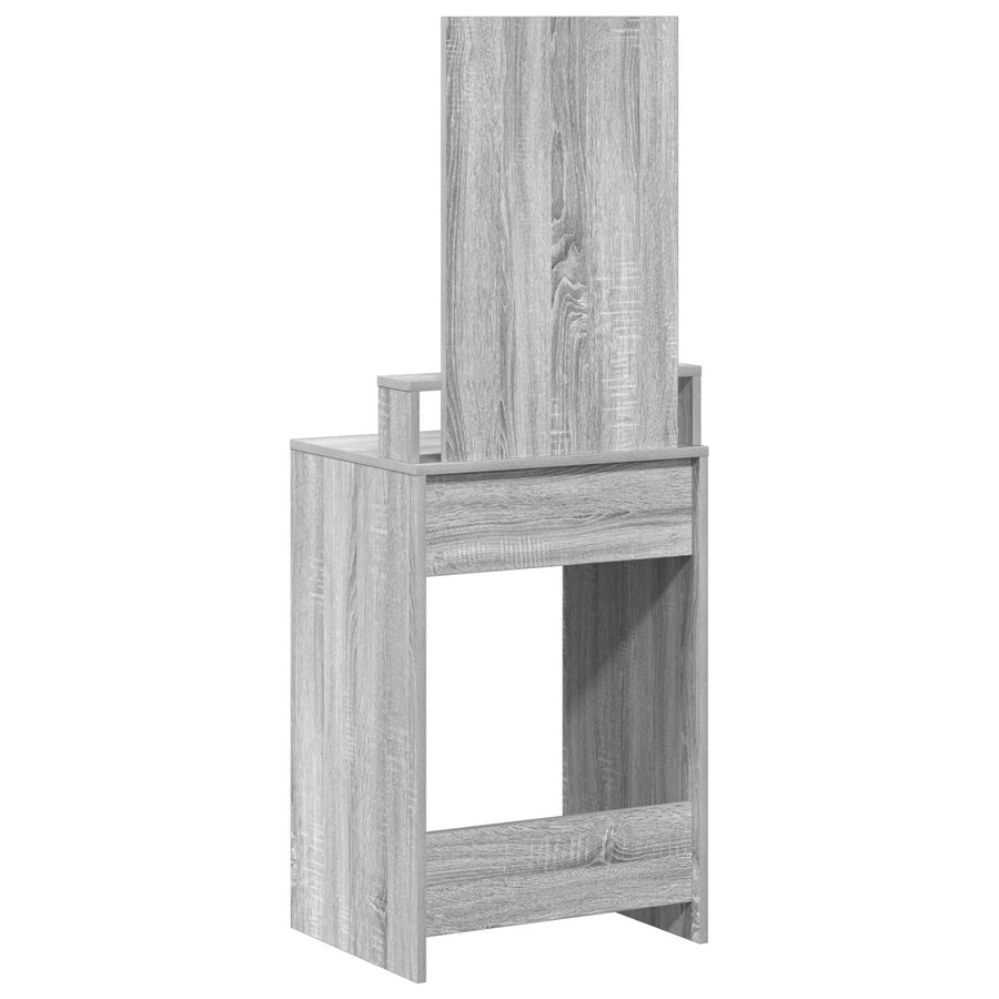 Kaptafel Met Lades - Grijs Sonoma 50 x 41 x 140 cm Grijze sonoma