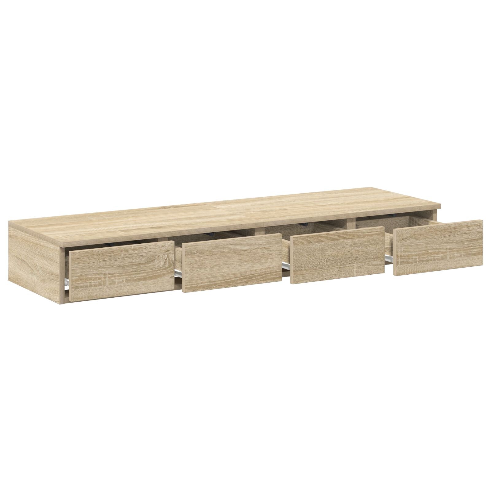 Bed Lades Samengesteld Hout Sonoma eiken 120 x 36,5 x 16,5 cm