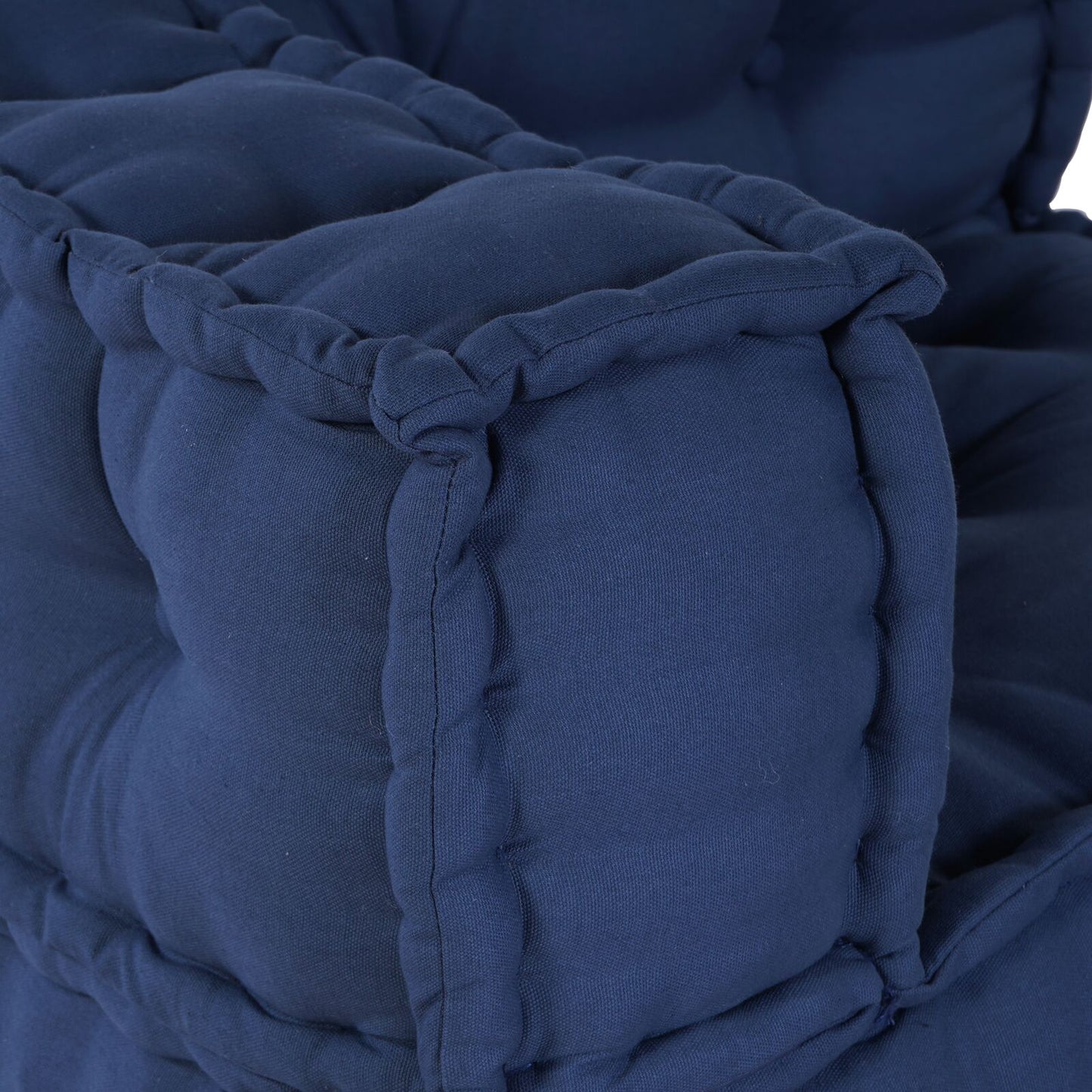 Modulaire Poef 70X70X54 Stof Indigo 70 x 70 x 54 cm Hoekbank