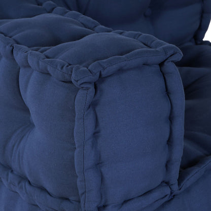 Modulaire Poef 70X70X54 Stof Indigo 70 x 70 x 54 cm Hoekbank
