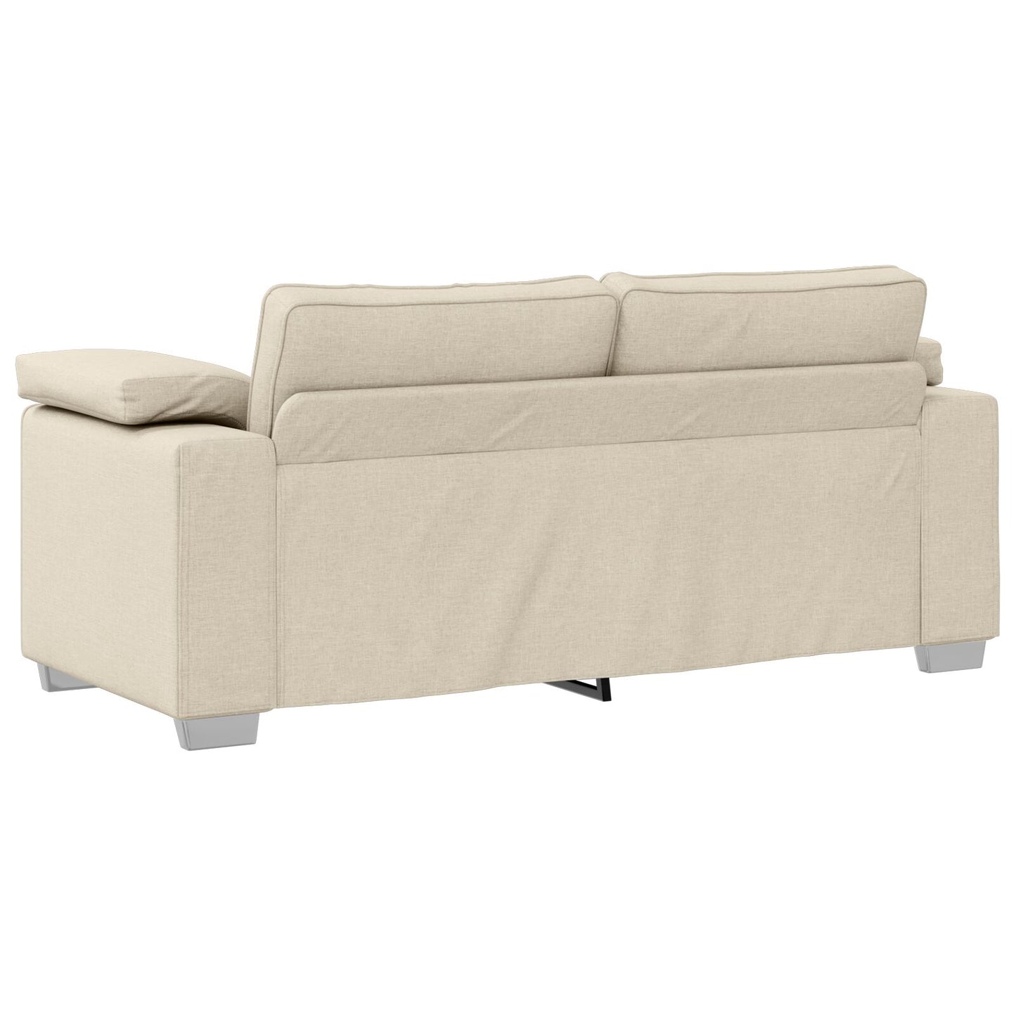 Bank Beige Polyester Afneembare Hoezen Bank 2.5-Zits