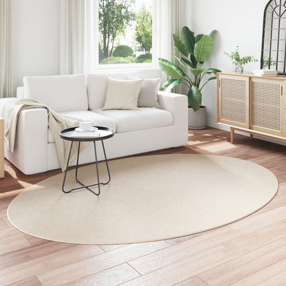 Tapijt 'Huarte' Ovaal Beige 160 x 230 cm
