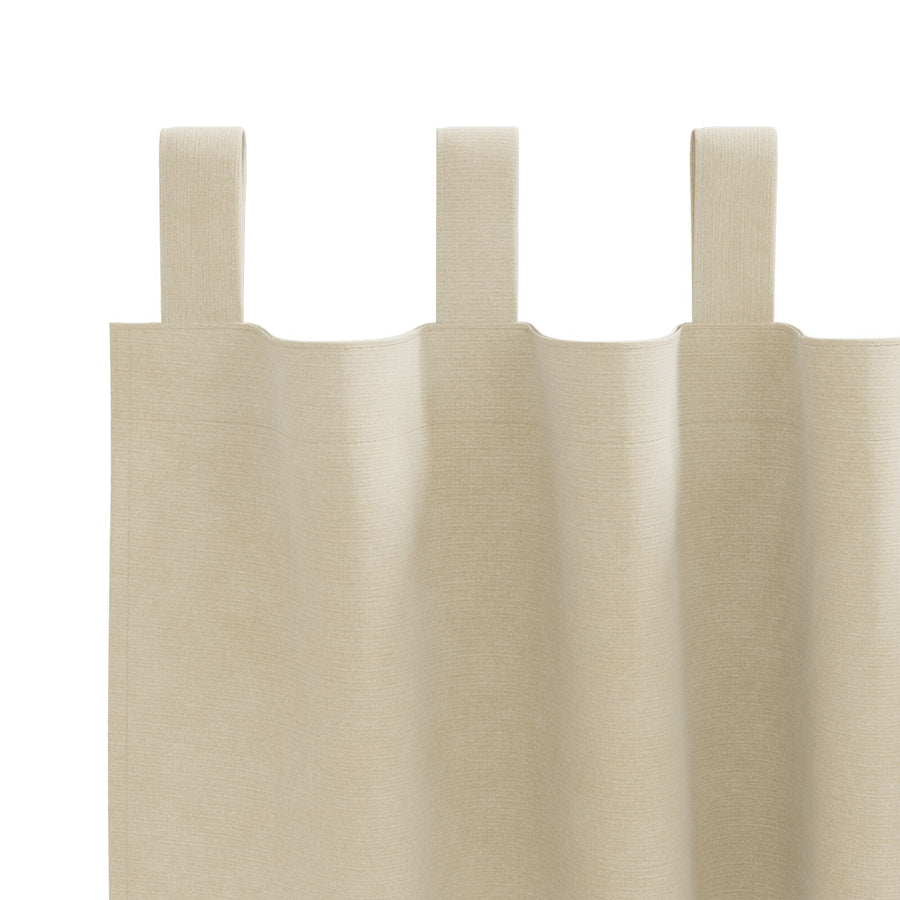 Blackout Gordijnen 2 Stuks Velours Crème 140 x 225 cm met hanglussen