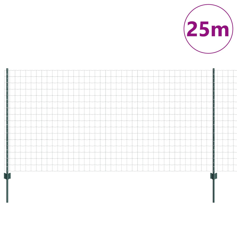 Tuinhekset Set Van 2 Groen Polyethyleen 25 X 1.2 M Duurzaam