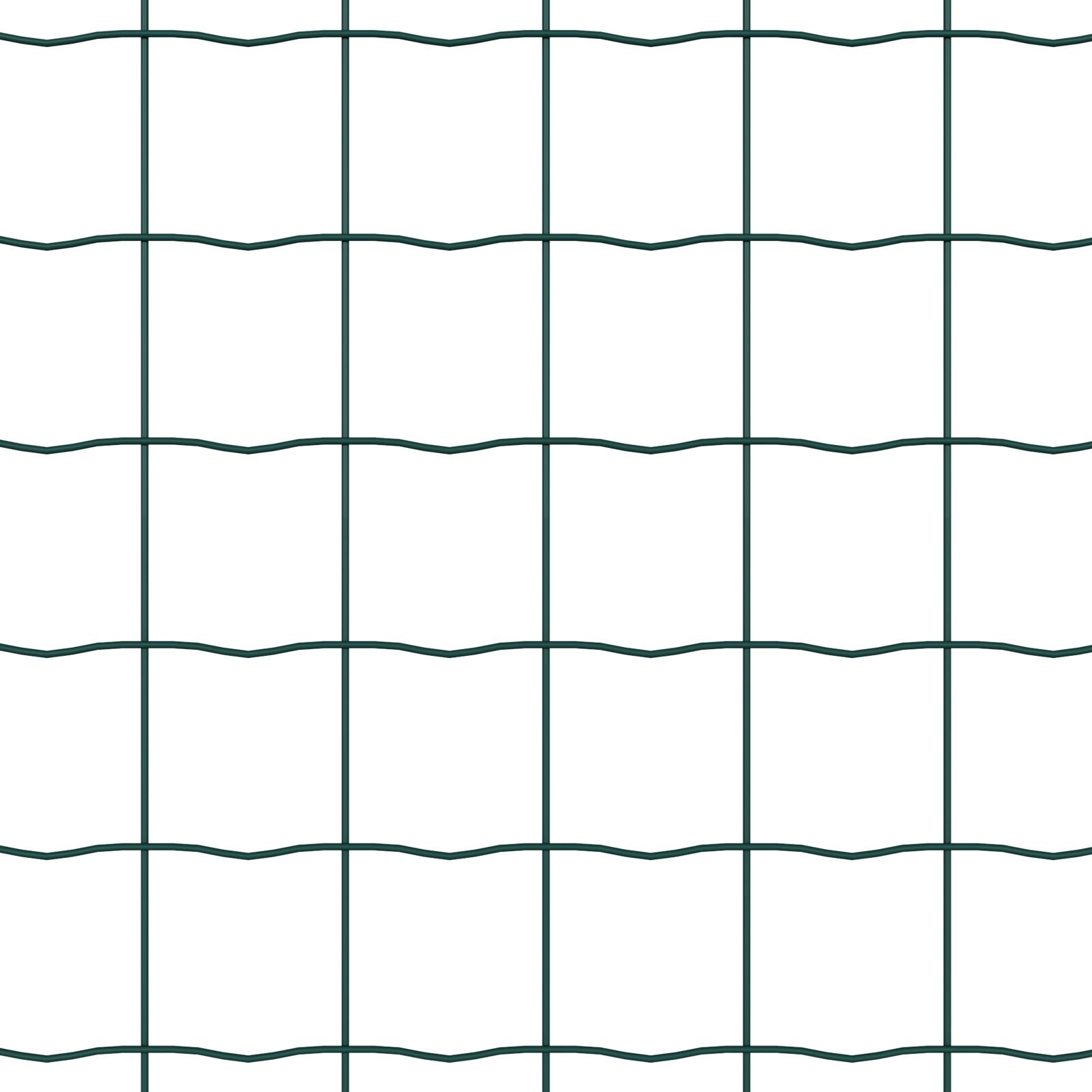 Euro Hek Met 5 U Posts Groen 0.6X10 M Staal
