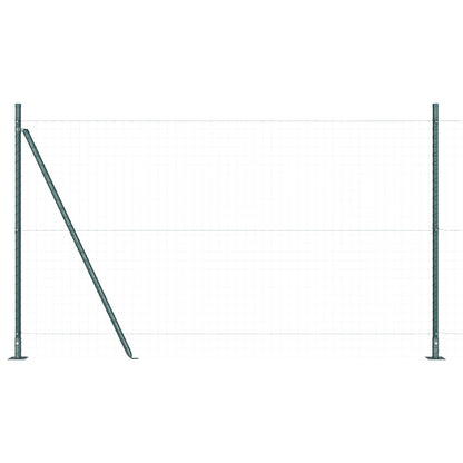 Hekpalen Set Van 52 Beton, Staal 3,2 X 3,2 X 83,5 Cm Groen 160 cm 26x betonnen paal