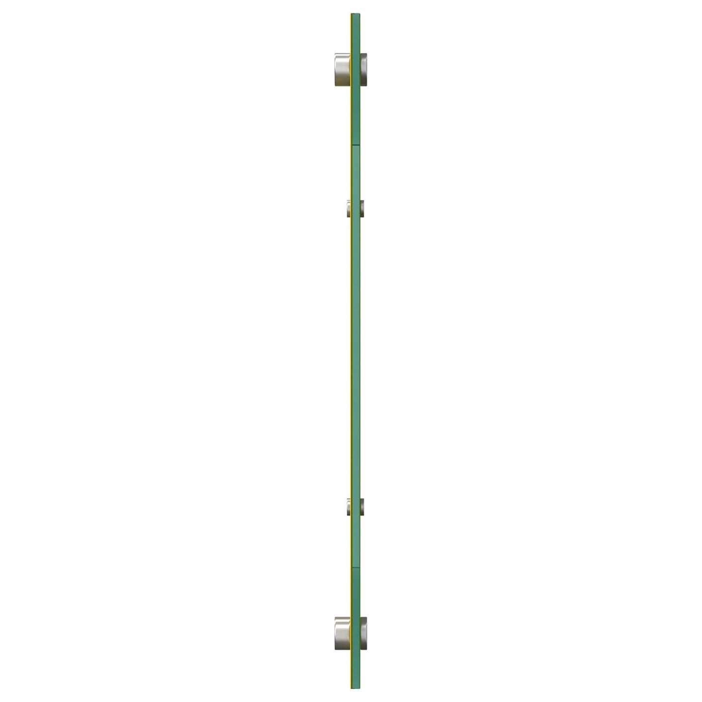 Keuken Achterwand 110X40X0,6 Cm Sterk Glas Geel 110 x 40 cm