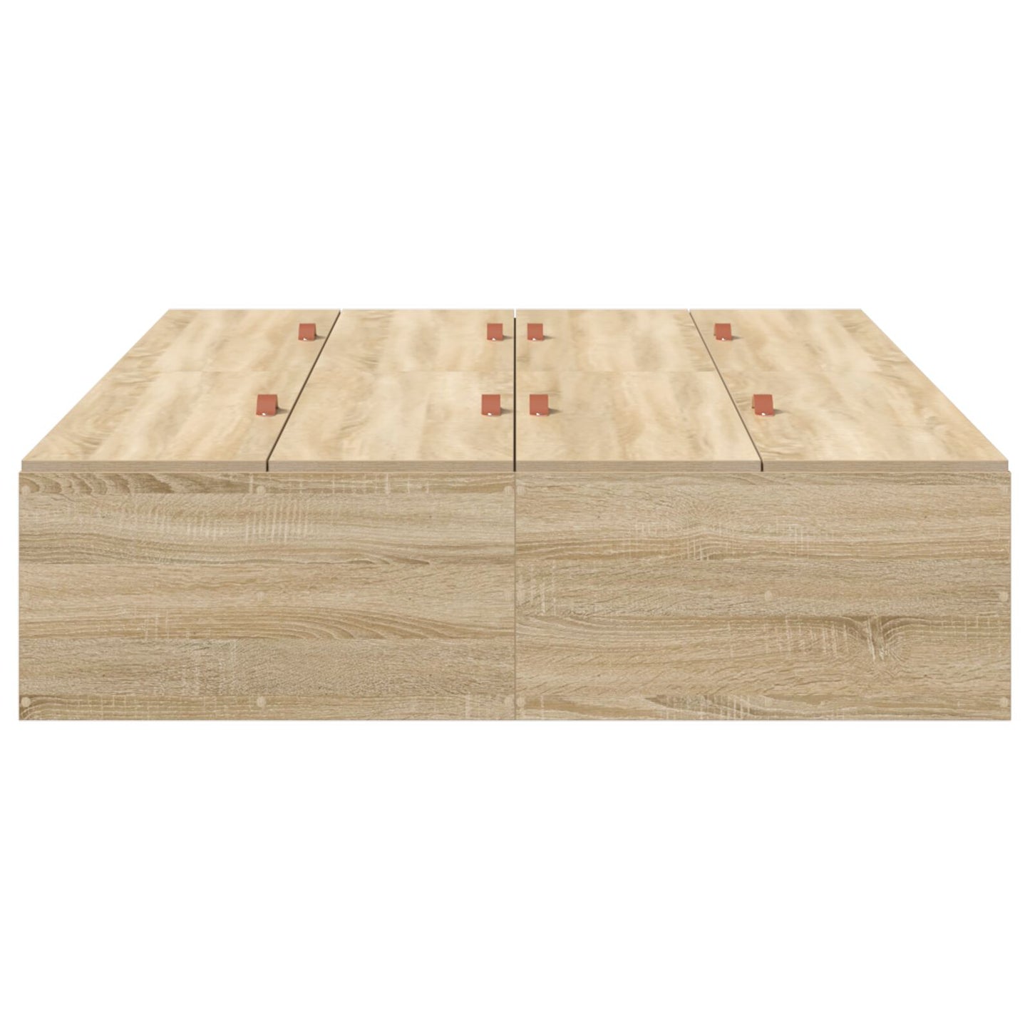 Opbergbedframe Sonoma Eik Sonoma Eiken 120 x 190 cm