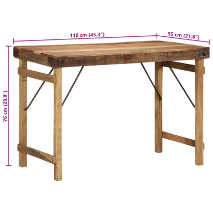 Eettafel Massief Houten Gerecycled 110 x 55 x 76 cm