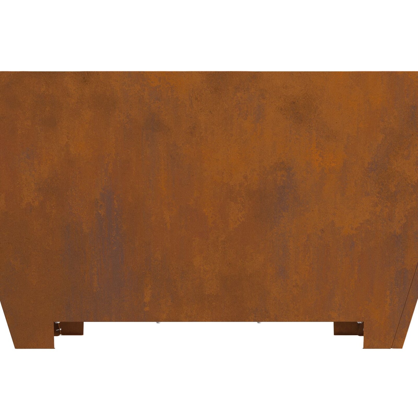 Vuurkorf Vierkant Weerbestendig Staal 80 x 80 x 40 cm Verwerend staal/Bruin
