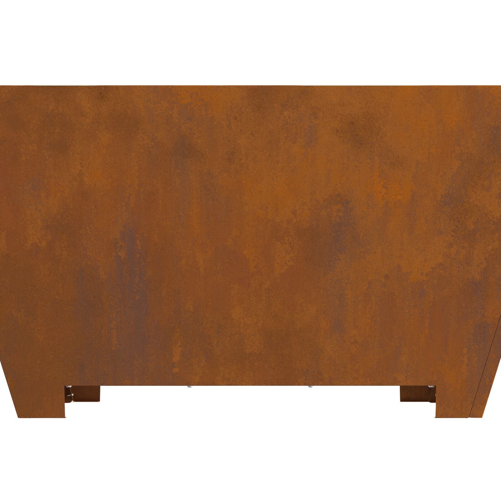 Vuurkorf Vierkant Weerbestendig Staal 80 x 80 x 40 cm Verwerend staal/Bruin