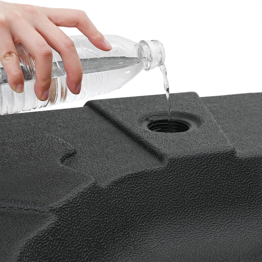 2-Piece Parasoldrager Set: 110Kg Zand Of 70Kg Water