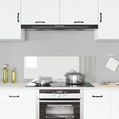 Keuken Achterwand Helder 110X40X0.6 Cm Gehard Glas Transparant 110 x 40 cm