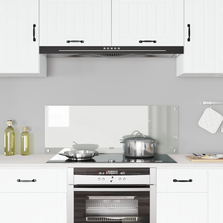 Keuken Achterwand Helder 110X40X0.6 Cm Gehard Glas Transparant 110 x 40 cm